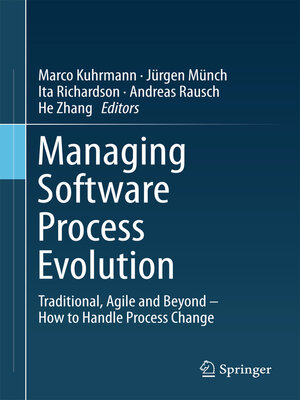 cover image of Managing Software Process Evolution